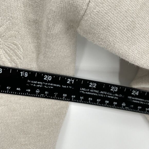 Elie. Elie Tahari Cardigan Womens XL Tan Oatmeal Heather Neutral Cozy Monochrome - Picture 10 of 11